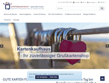 Tablet Screenshot of kartenkaufhaus.de